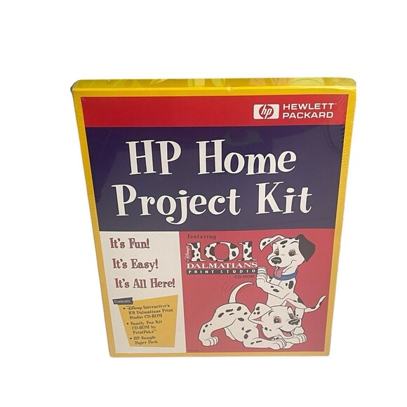 Disney 101 Dalmatians Print Studio HP Home Project Kit CD ROM  IN PACKAGE - Picture 4 of 10